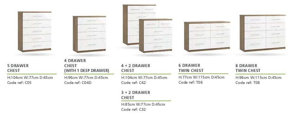 Catania Bedroom Range