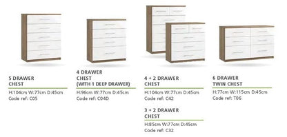 Catania Bedroom Range